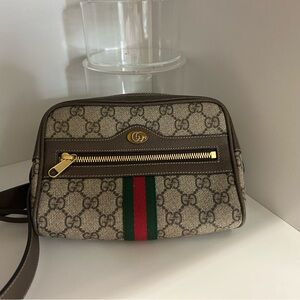 Gucci Ophidia GG Supreme Belt Bag Fanny bum bag authentic excellent condition